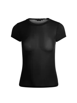Alice and Olivia T-SHIRTS*HOTTIE SHRUNKEN BABY TEE