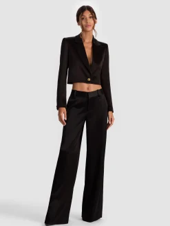 Alice and Olivia BLAZERS*INES CROPPED BOXY BLAZER