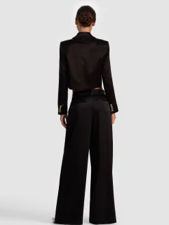 Alice and Olivia BLAZERS*INES CROPPED BOXY BLAZER