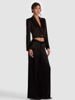 Alice and Olivia BLAZERS*INES CROPPED BOXY BLAZER