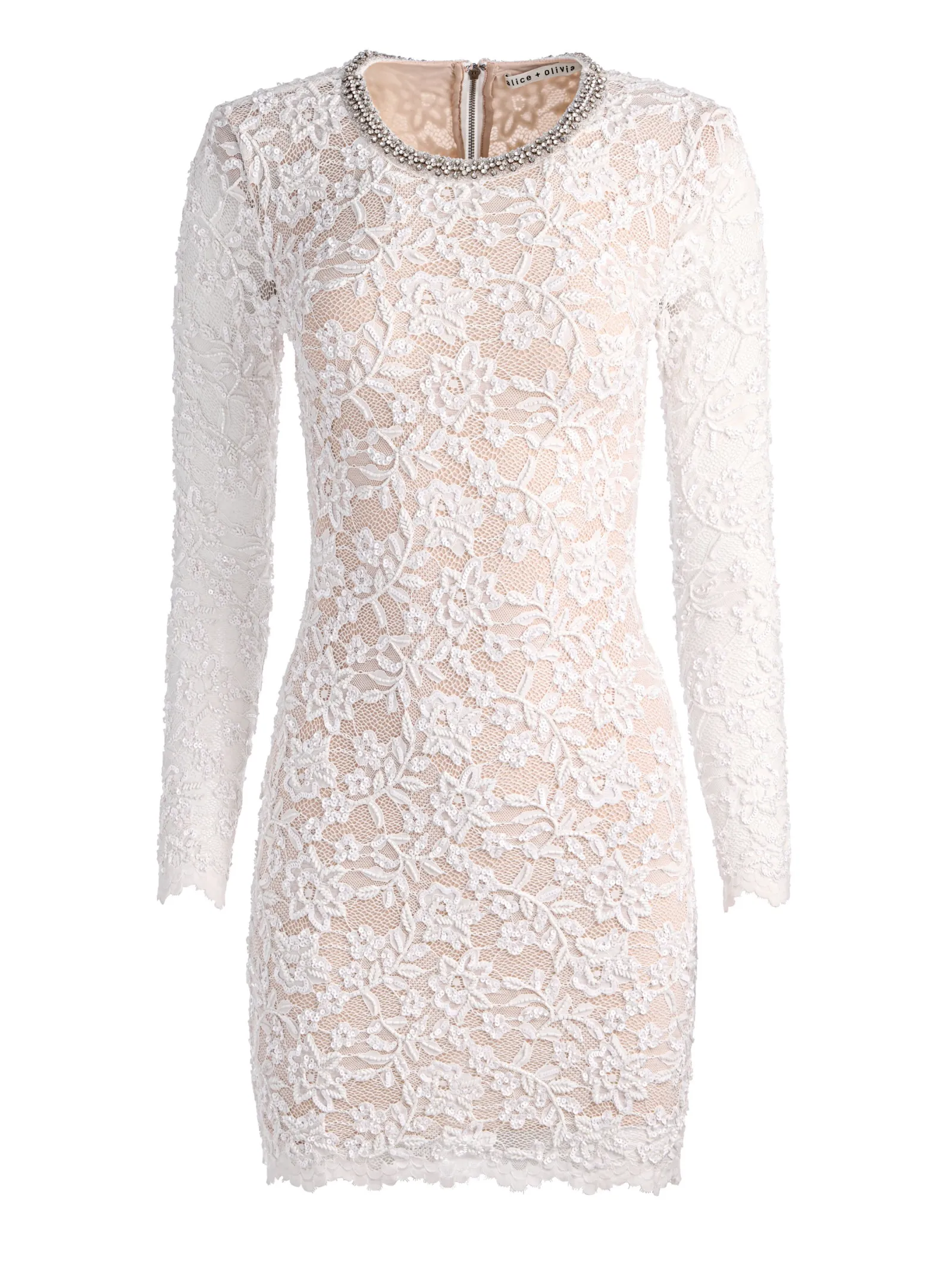 Alice and Olivia MINI*INKA LACE MINI DRESS