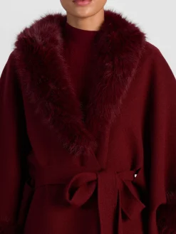 Alice and Olivia ANDREW PANT|JADE MESH BUTTON DOWN*JOANNE SWEATER COAT