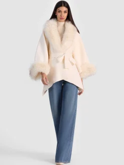 Alice and Olivia ANDREW PANT|JADE MESH BUTTON DOWN*JOANNE SWEATER COAT