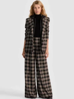 Alice and Olivia BLAZERS*JORDAN BLAZER WITH REMOVABLE HOODIE