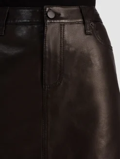 Alice and Olivia MINI*JOSS LEATHER MINI SKIRT
