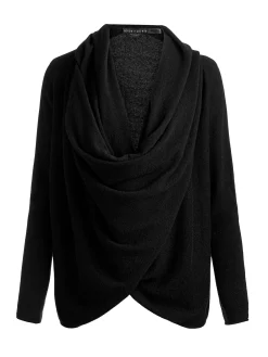 Alice and Olivia PULLOVERS*JULES CASHMERE DRAPED PULLOVER