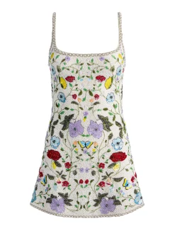 Alice and Olivia MINI*JULIA EMBELLISHED MINI GOWN