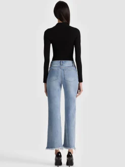 Alice and Olivia BODYSUITS*KEENAN POLO BODYSUIT