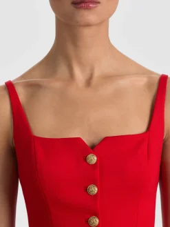 Alice and Olivia TANKS*KELCEY BUTTON FRONT TOP