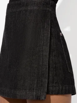 Alice and Olivia MINI*LAKELYN DENIM SKORT
