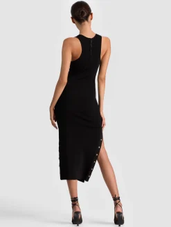 Alice and Olivia MIDI*LALITA RACERBACK TANK DRESS