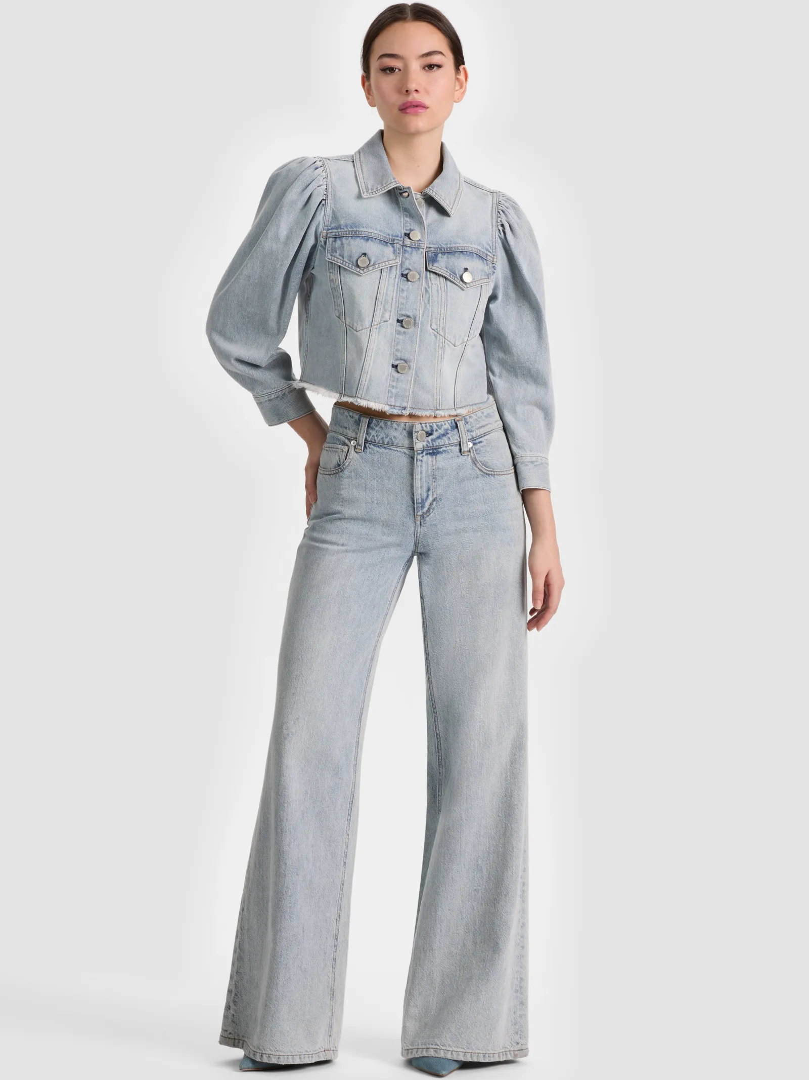 Alice and Olivia DENIM*LANA DENIM JACKET