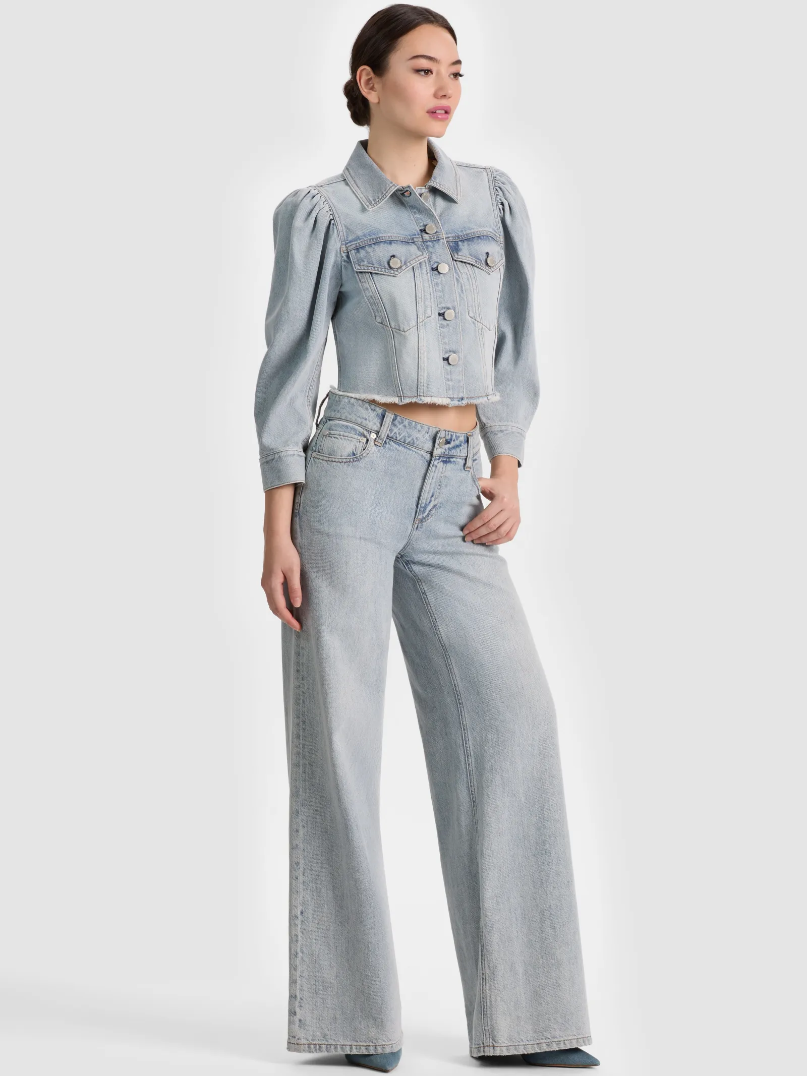 Alice and Olivia DENIM*LANA DENIM JACKET