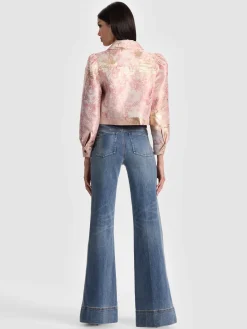 Alice and Olivia JACKETS*LANA PUFF SLEEVE JACKET