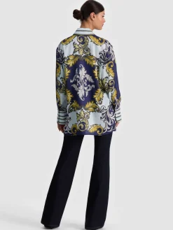Alice and Olivia BLOUSES*LANE OVERSIZED BUTTON DOWN