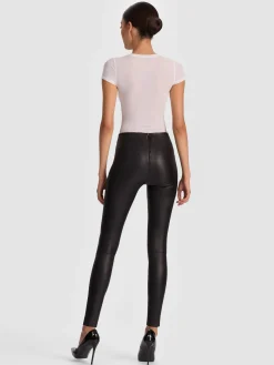 Alice and Olivia LEATHER AND SUEDE*LENNOX LEATHER LEGGING