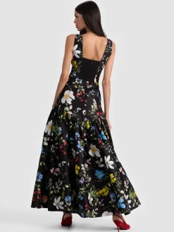 Alice and Olivia MAXI*LILA STRUCTURED BALLGOWN