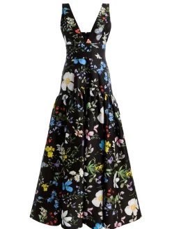 Alice and Olivia MAXI*LILA STRUCTURED BALLGOWN