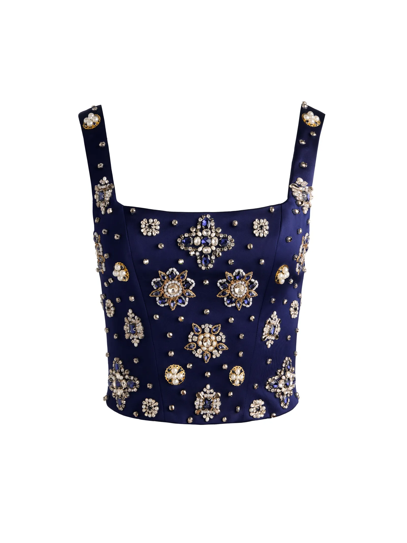 Alice and Olivia TANKS*LILIANNA EMBELLISHED CORSET TOP