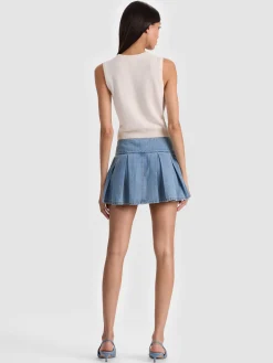 Alice and Olivia CARDIGANS*LOLY BUTTON FRONT CASHMERE VEST