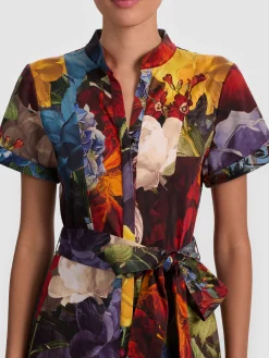 Alice and Olivia MIDI*LUCY MIDI SHIRT DRESS