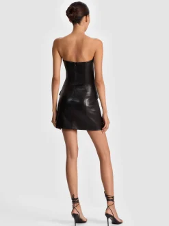 Alice and Olivia MINI*MADISON VEGAN MINI BLAZER DRESS