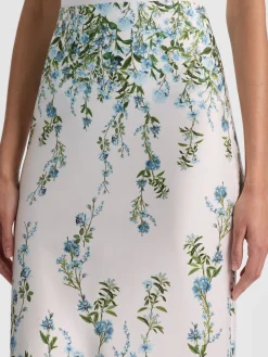 Alice and Olivia MIDI*MAEVE SLIP SKIRT