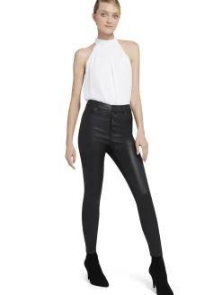 Alice and Olivia ANDREW PANT|JADE MESH BUTTON DOWN*MARIS HALTER TOP