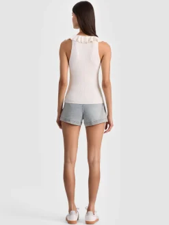 Alice and Olivia TANKS*MARNIE RUFFLE TANK
