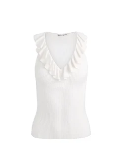 Alice and Olivia TANKS*MARNIE RUFFLE TANK
