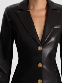 Alice and Olivia MINI*MICHELLE VEGAN BLAZER DRESS