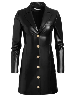 Alice and Olivia MINI*MICHELLE VEGAN BLAZER DRESS