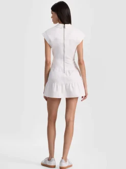Alice and Olivia MINI*MILA DENIM MINI DRESS
