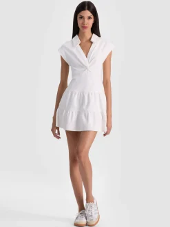 Alice and Olivia MINI*MILA DENIM MINI DRESS