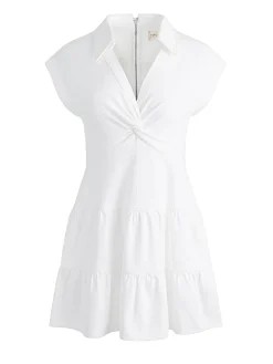 Alice and Olivia MINI*MILA DENIM MINI DRESS