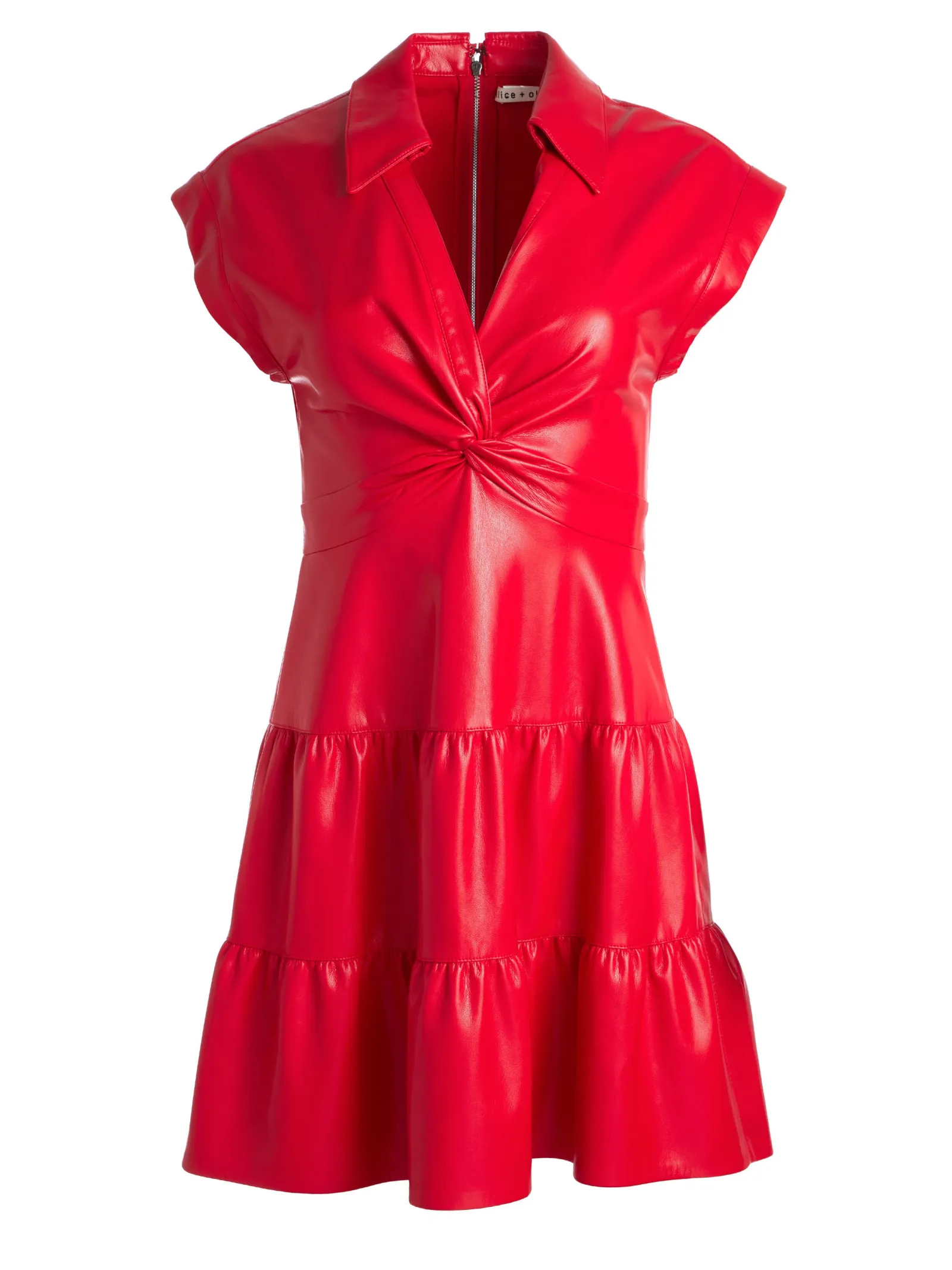 Alice and Olivia MINI*MILA VEGAN MINI DRESS