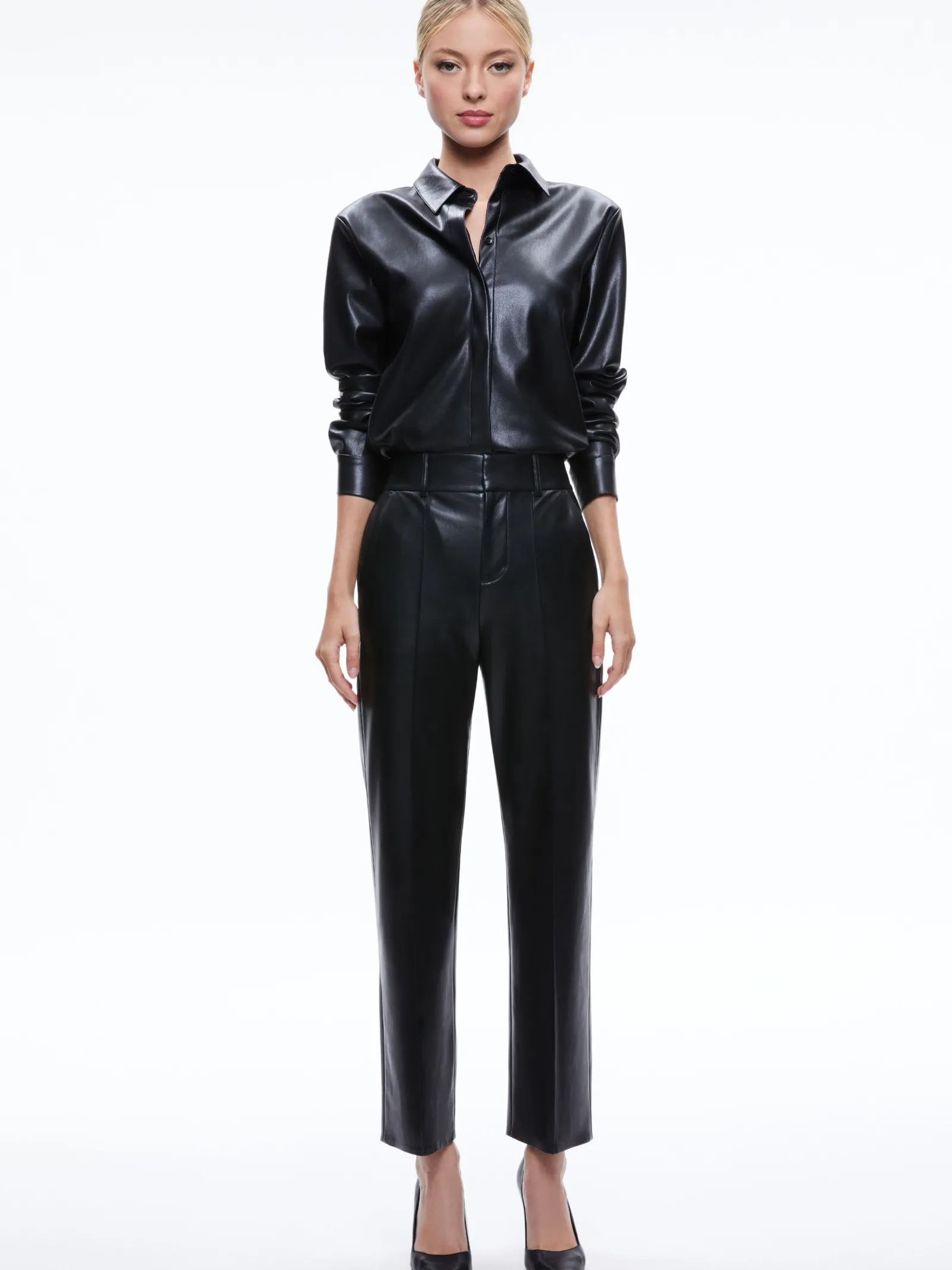 Alice and Olivia SKINNY*MING VEGAN PANT