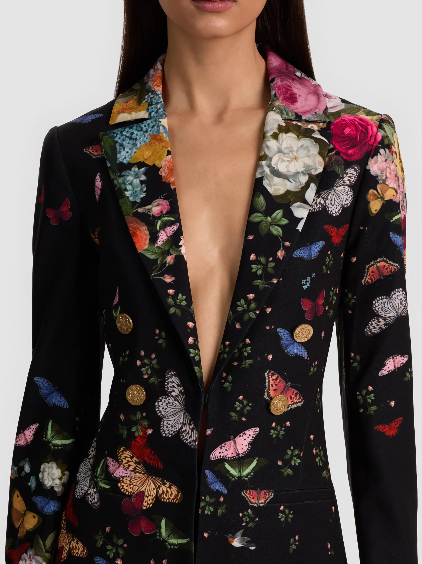 Alice and Olivia BLAZERS*MYA PRINTED BLAZER