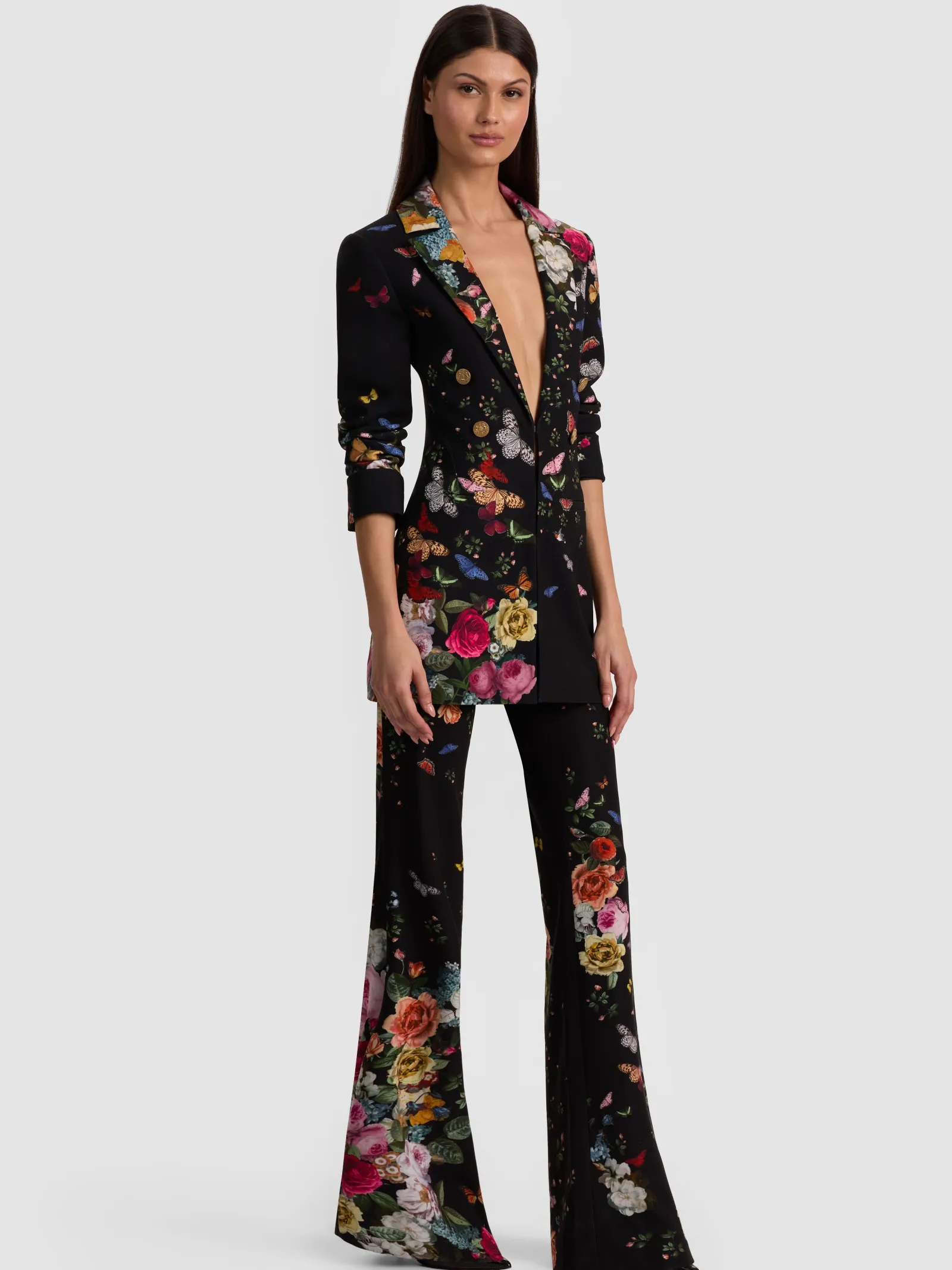 Alice and Olivia BLAZERS*MYA PRINTED BLAZER