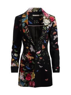 Alice and Olivia BLAZERS*MYA PRINTED BLAZER