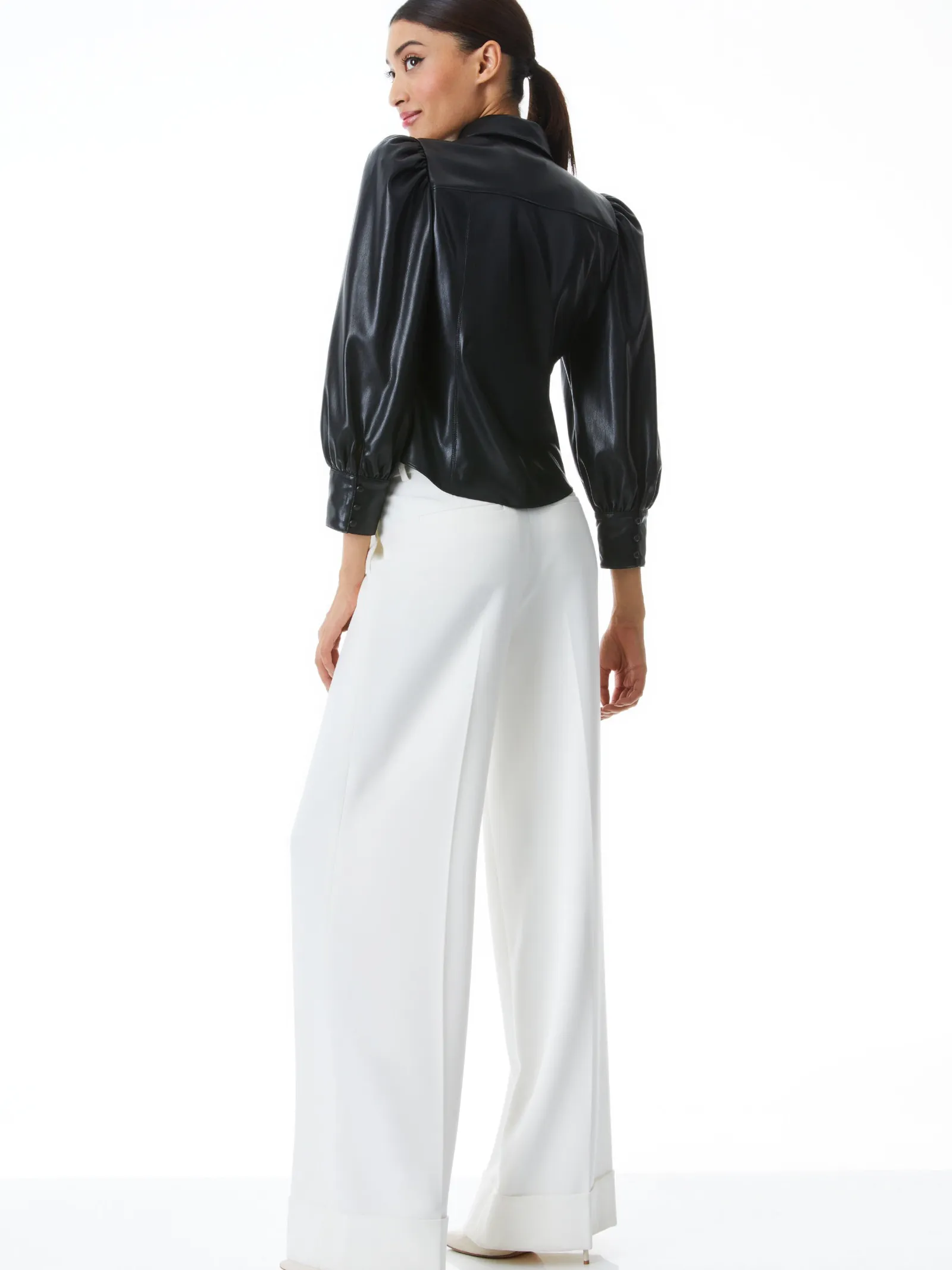 Alice and Olivia NATIONAL BOSS DAY*NADINE VEGAN TOP
