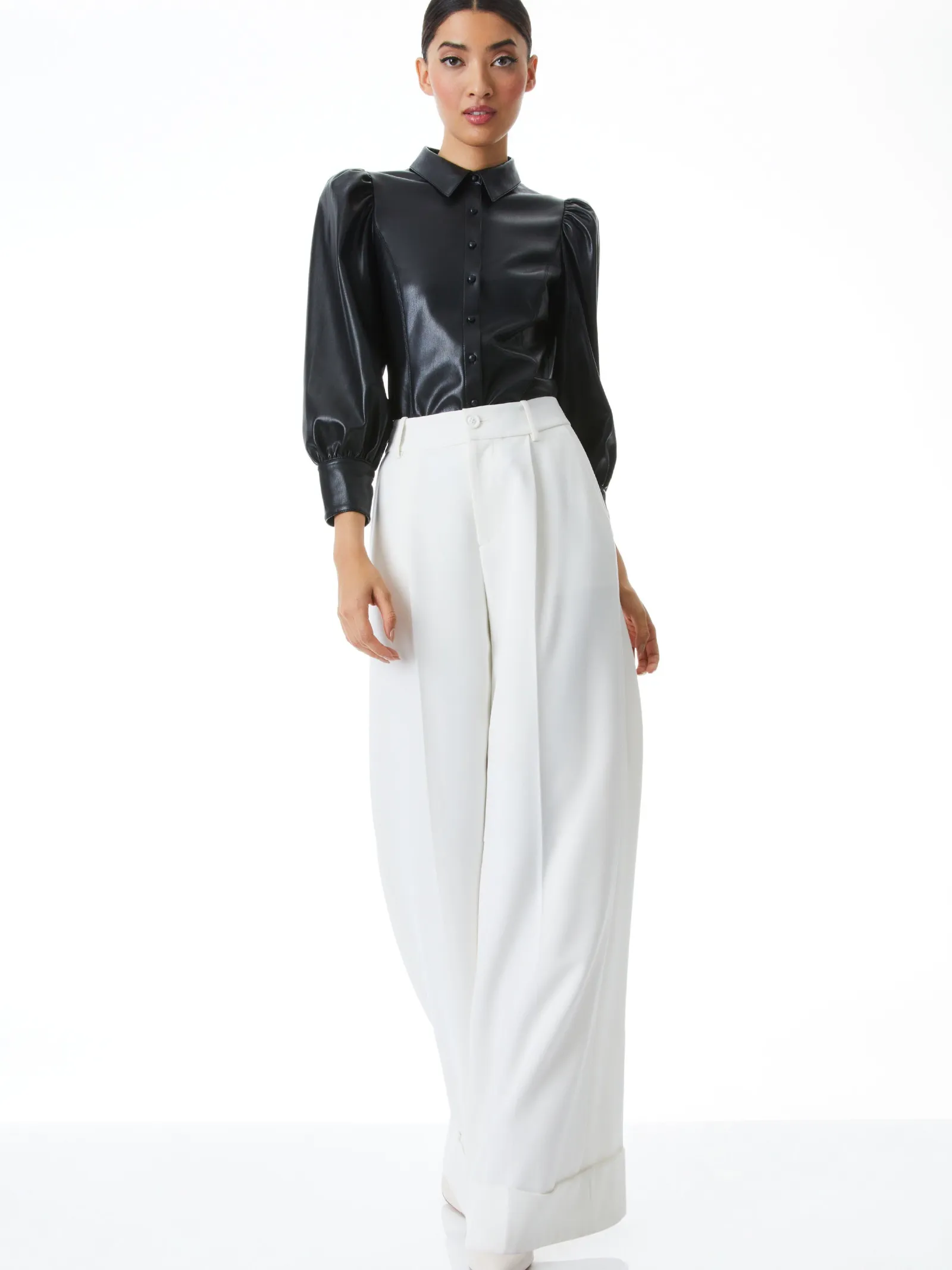 Alice and Olivia NATIONAL BOSS DAY*NADINE VEGAN TOP