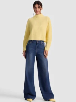 Alice and Olivia PULLOVERS*NANCE CASHMERE TURTLENECK