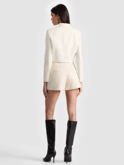 Alice and Olivia LEATHER + SUEDE*NEW HARVEY LEATHER JACKET