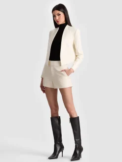 Alice and Olivia LEATHER + SUEDE*NEW HARVEY LEATHER JACKET