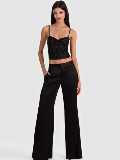 Alice and Olivia TANKS*NINA EMBELLISHED BUSTIER TOP