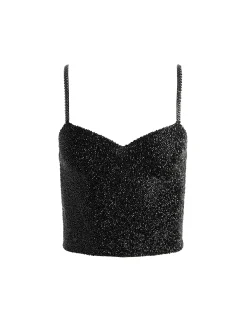 Alice and Olivia TANKS*NINA EMBELLISHED BUSTIER TOP