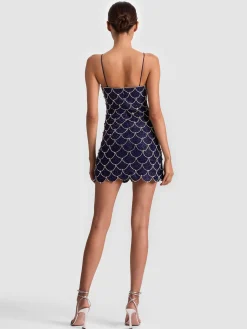 Alice and Olivia MINI*NINA EMBELLISHED MINI DRESS