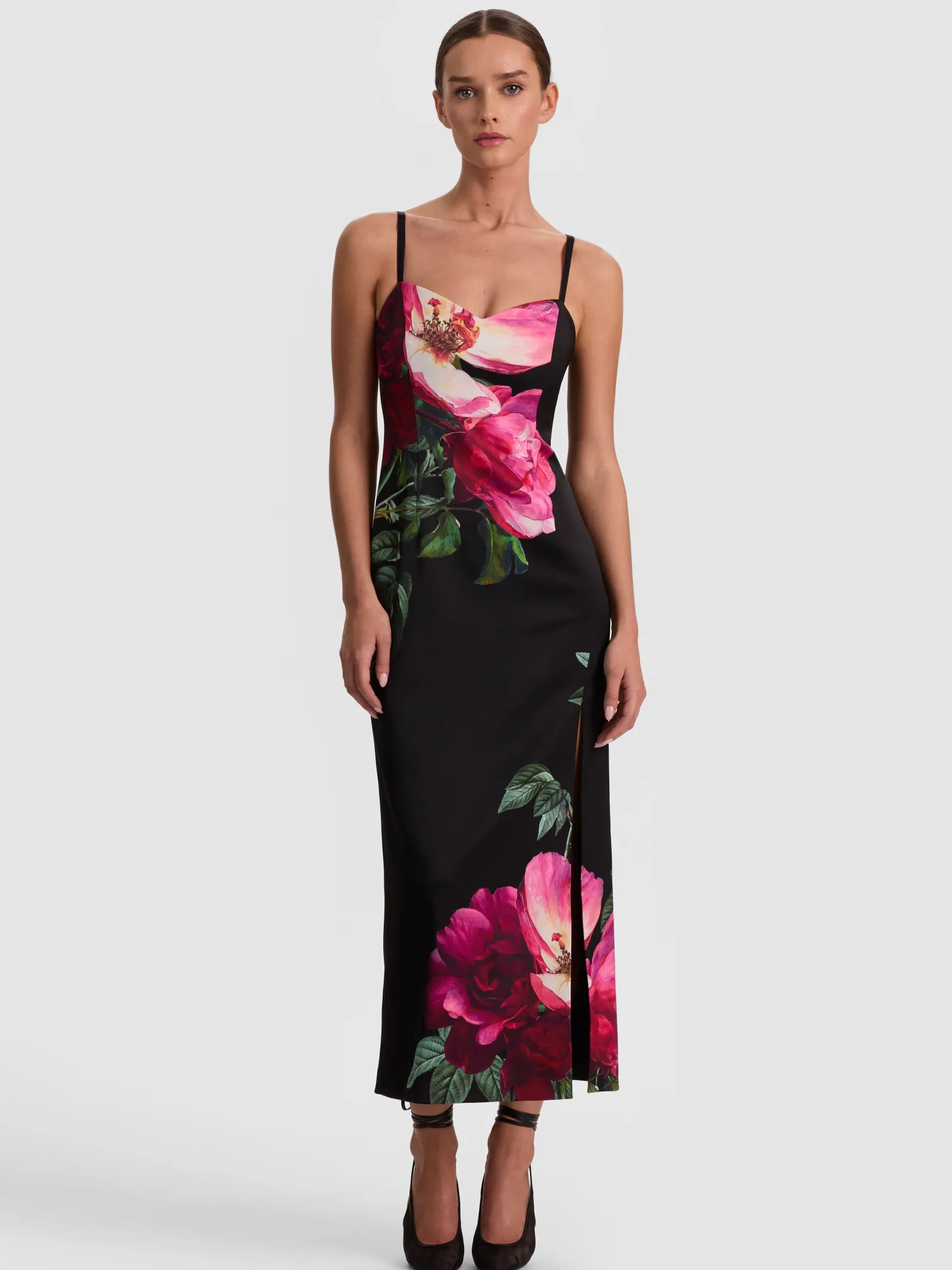 Alice and Olivia MIDI*NINA MIDI DRESS