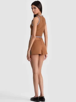 Alice and Olivia MINI*NOAH SKORT WITH SIDE STRIPE